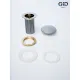 Донный клапан для раковины Gid Minucia Gmh100 74401K серый матовый