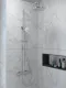Душевая стойка VitrA Joy (Джой) A47298EXP с термостатом хром
