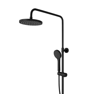 Душевая стойка VitrA Joy (Джой) A4729836EXP с термостатом чёрный матовый