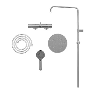 Душевая стойка VitrA Base Round (Бейс Раунд) A47303EXP с термостатом хром