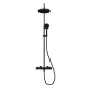 Душевая стойка VitrA Base Round (Бейс Раунд) A4730336EXP с термостатом чёрный матовый