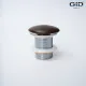 Донный клапан для раковины Gid Minucia Br100 74406K коричневый матовый