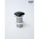 Донный клапан для раковины Gid Minucia Bl100 72201K без перелива Clik-Clak черный