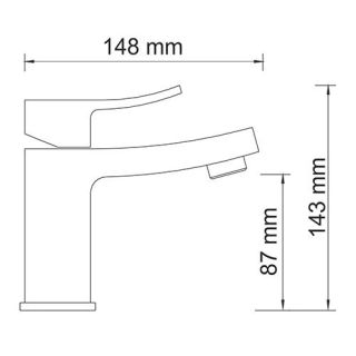 Wasserkraft Exter 1603 Смеситель для раковины Wasserkraft Exter 1603 Смеситель для раковины