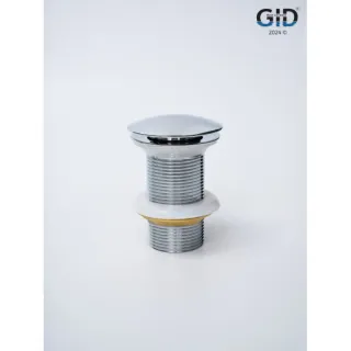Донный клапан для раковины Gid Minucia Ch100 73302K без перелива Clik-Clak хром