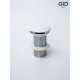 Донный клапан для раковины Gid Minucia Whm100 74403K без перелива Clik-Clak белый матовый