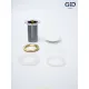 Донный клапан для раковины Gid Minucia Whm100 74403K без перелива Clik-Clak белый матовый