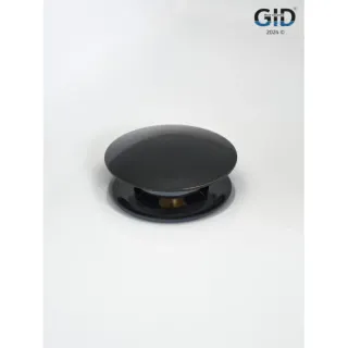 Донный клапан для раковины Gid Minucia G-54BL 76601K без перелива Clik-Clak черный