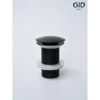 Донный клапан для раковины Gid Minucia G-55BM 76602K без перелива Clik-Clak черный матовый