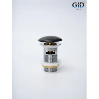 Донный клапан для раковины Gid Minucia Blm100-1 74407K черный матовый