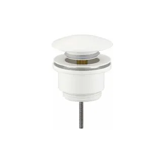 Донный клапан для раковины Gid Minucia G-60W 76606K универсальный Clik-Clak белый