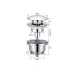 Донный клапан для раковины Gid Minucia G-58BL 76604K универсальный Clik-Clak черный