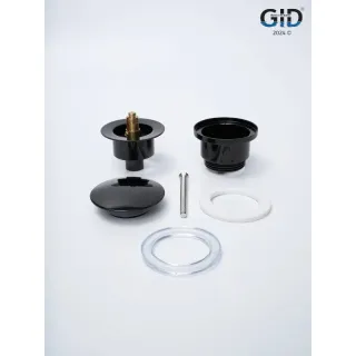 Донный клапан для раковины Gid Minucia G-58BL 76604K универсальный Clik-Clak черный