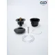Донный клапан для раковины Gid Minucia G-58BL 76604K универсальный Clik-Clak черный