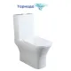 Унитаз напольный SantiLine SL-5043 белый