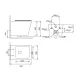 Унитаз подвесной SantiLine SL-5007T-MB черный