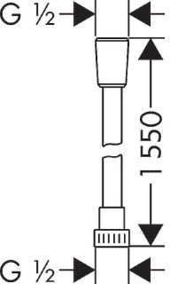 Weltwasser Шланг для душа WW BS Арт. 1550 PL