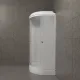 Душевая кабина Triton Вельвет Щ0000064622 80x80 см профиль белый стекло матовое