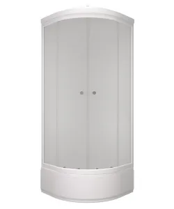 Душевая кабина Triton Вельвет Щ0000064623 80x80 см профиль белый стекло матовое