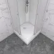 Душевая кабина Triton Вельвет Щ0000071050 80x80 см профиль белый стекло матовое