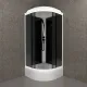 Душевая кабина Triton Грэй Щ0000067303 90x90 см профиль чёрный стекло тонированное
