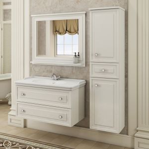Comforty Зеркало "Феррара-100" белый