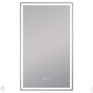 Зеркало с LED-подсветкой, часами и антизапотеванием VIGO ROBERTA LUXE 600