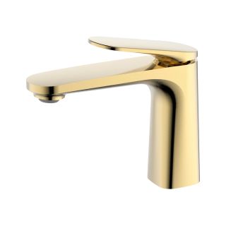 Смеситель для раковины AQUAme Imola AQM6710BG золото брашированное