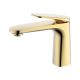 Смеситель для раковины AQUAme Imola AQM6710BG золото брашированное