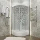 Душевая кабина Triton Стандарт-Мозаика Щ0000061846 90x90 см профиль белый стекло мозаика