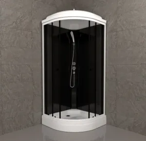 Душевая кабина Triton Нова Щ0000065774 88x88 см профиль чёрный стекло прозрачное