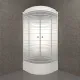 Душевая кабина Triton Стандарт-Полосы Щ0000061848 90x90 см профиль белый стекло с узором
