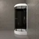 Душевая кабина Triton Топ Щ0000064609 90x90 см профиль чёрный стекло тонированное