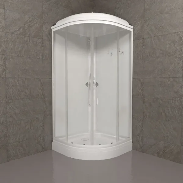 Душевая кабина Triton Ультра Щ0000061833 100x100 см профиль белый стекло прозрачное