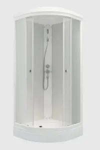Душевая кабина Triton Ультра Щ0000061821 80x80 см профиль белый стекло прозрачное