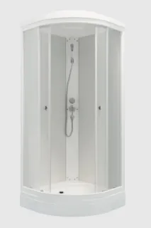 Душевая кабина Triton Ультра Щ0000061821 80x80 см профиль белый стекло прозрачное