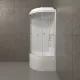 Душевая кабина Triton Ультра Щ0000061837 90x90 см профиль белый стекло прозрачное