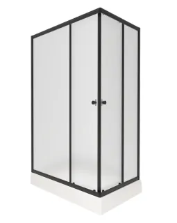 Душевой уголок Triton Вента Щ0000064630 120x80 см профиль черный стекло матовое Душевой уголок Triton Вента Щ0000064630 120x80 см профиль черный стекло матовое