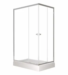 Душевой уголок Triton Вента Щ0000049617 100x80 см профиль хром стекло прозрачное