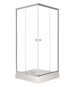 Душевой уголок Triton Вента Щ0000049620 80x80 см профиль хром стекло прозрачное