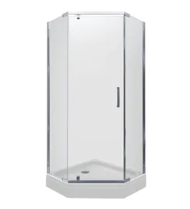 Душевой уголок Triton Дека Щ0000053610 90x90 см профиль хром стекло прозрачное