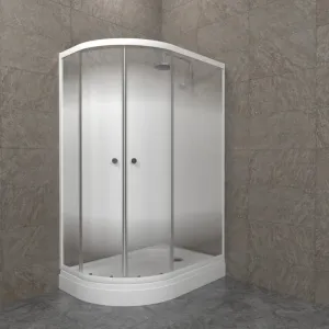 Душевая кабина Triton Коралл-Лайт Щ0000068950 правая 120x80 см профиль белый стекло градиент