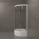 Душевой уголок Triton Ультра Щ0000061788 100x100 см профиль белый стекло прозрачное