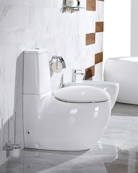 Унитаз CeramaLux 2451 с бачком и сиденьем Микролифт