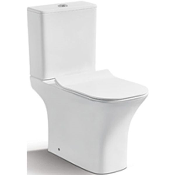 Унитаз CeramaLux 1215-P с бачком и сиденьем Микролифт