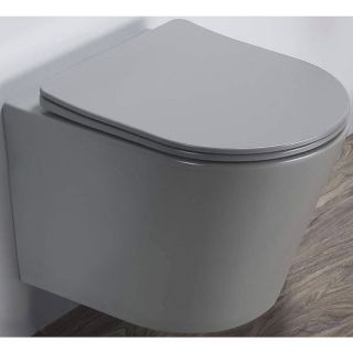 Унитаз CeramaLux B2330-3MH  подвесной с сиденьем Микролифт Унитаз CeramaLux B2330-3MH  подвесной с сиденьем Микролифт