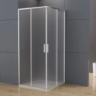 Душевой уголок Vincea Rapid-N VSS-3RN8080E10MT 70/80 х 70/80 см стекло текстурное профиль хром