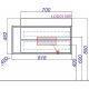 Подвесная тумба под раковину Clarberg Logic LOG0108R 80см белый