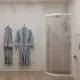 Душевой уголок Triton Ультра Щ0000064127 80x80 см профиль белый стекло прозрачное