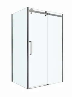 Душевой уголок BelBagno Marino MARINO-2-AH-1-110/100-C-GM 110x100 см профиль оружейная сталь стекло прозрачное